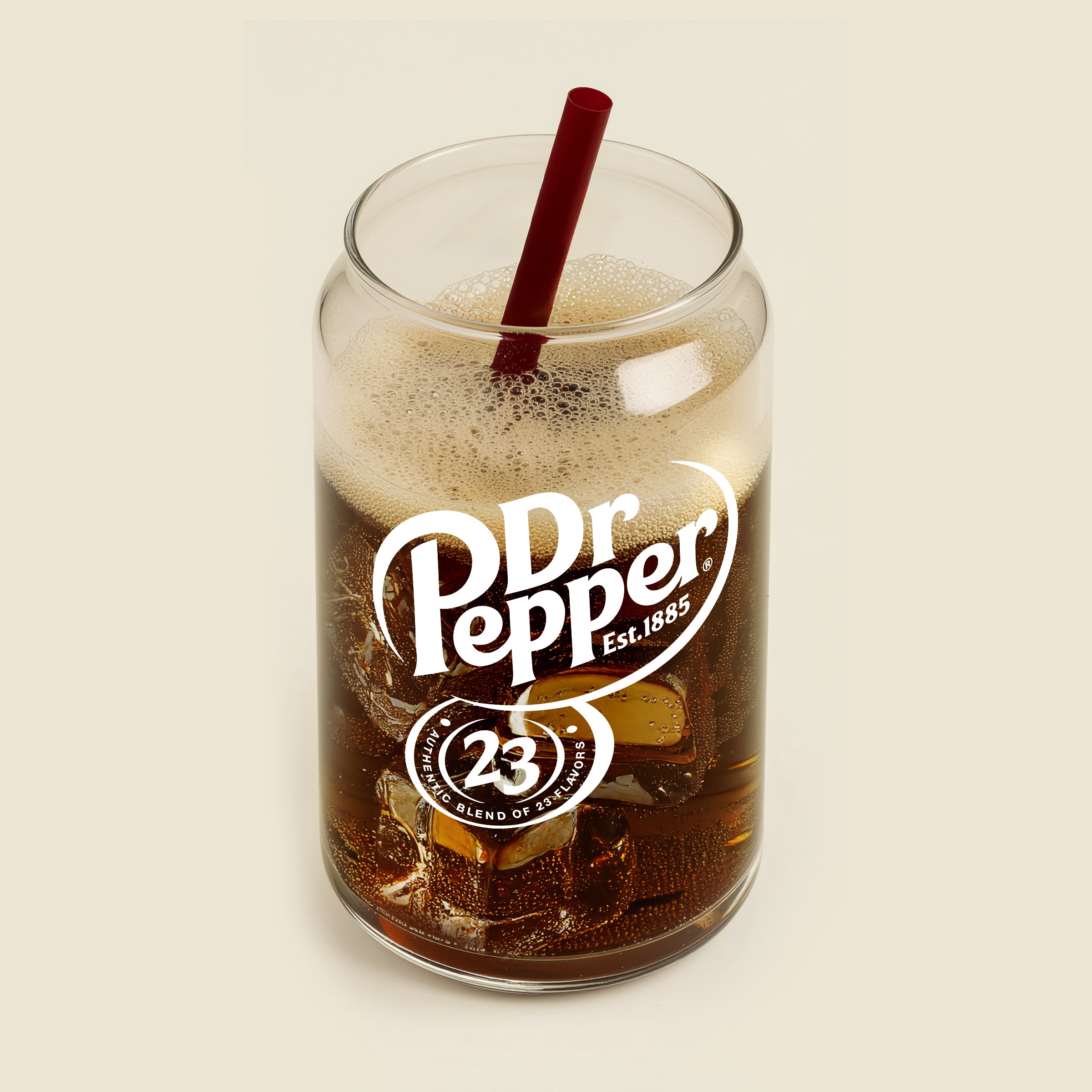 Can Tumbler with Straw